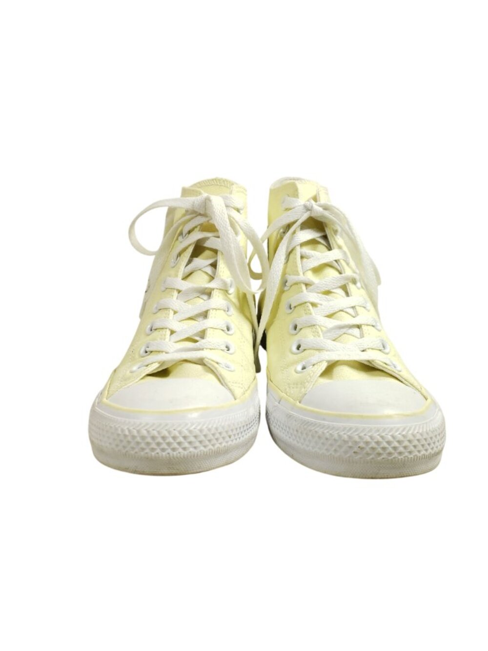 Converse All Star Womens 9.5 High Top Yellow Canvas Sneakers - Picture 6 of 8